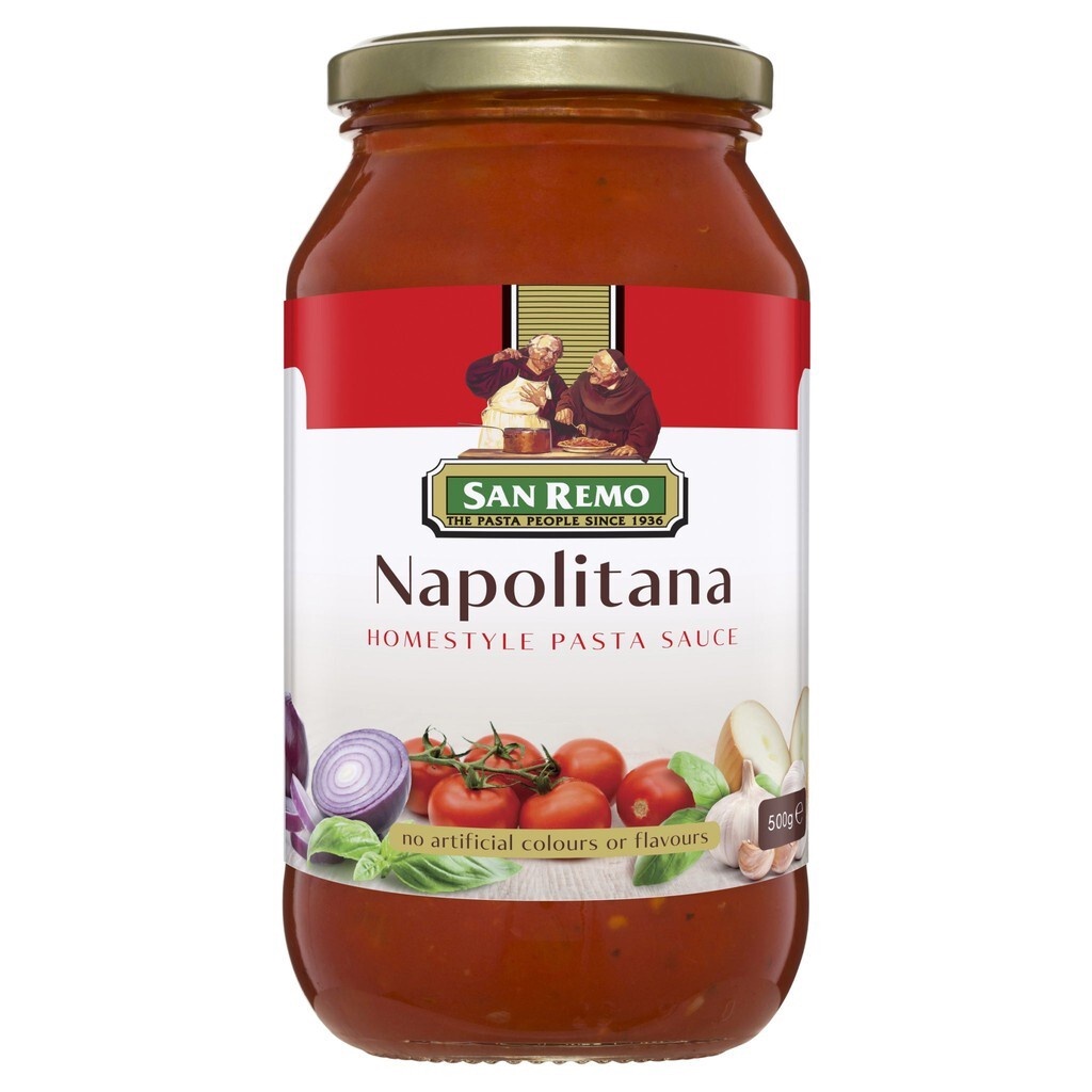 

San Remo Pasta Sauce Napolitana + Bubble Wrap