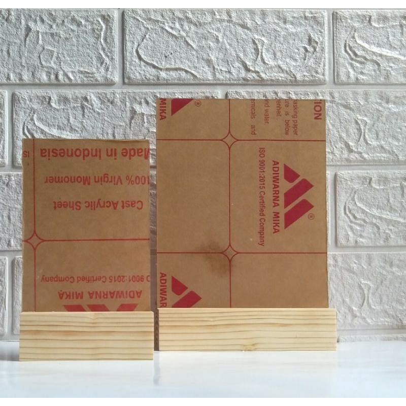 

Price Tag Holder Dudukan Akrilik Stand Akrilik Panjang 30cm