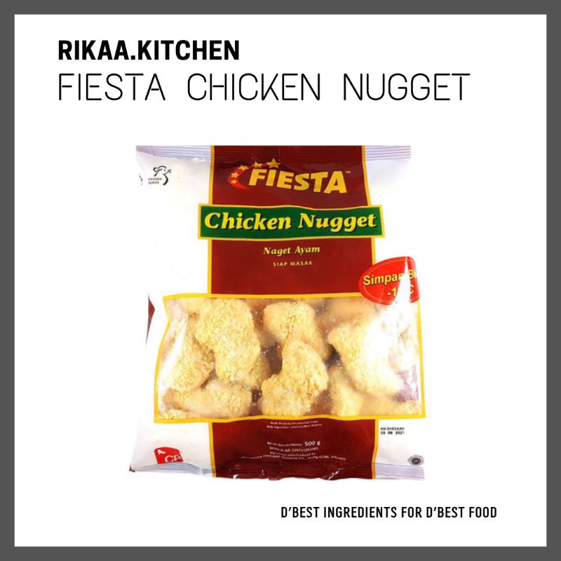 

RIKAA.KITCHEN - FIESTA CHICKEN NUGGET 500GR