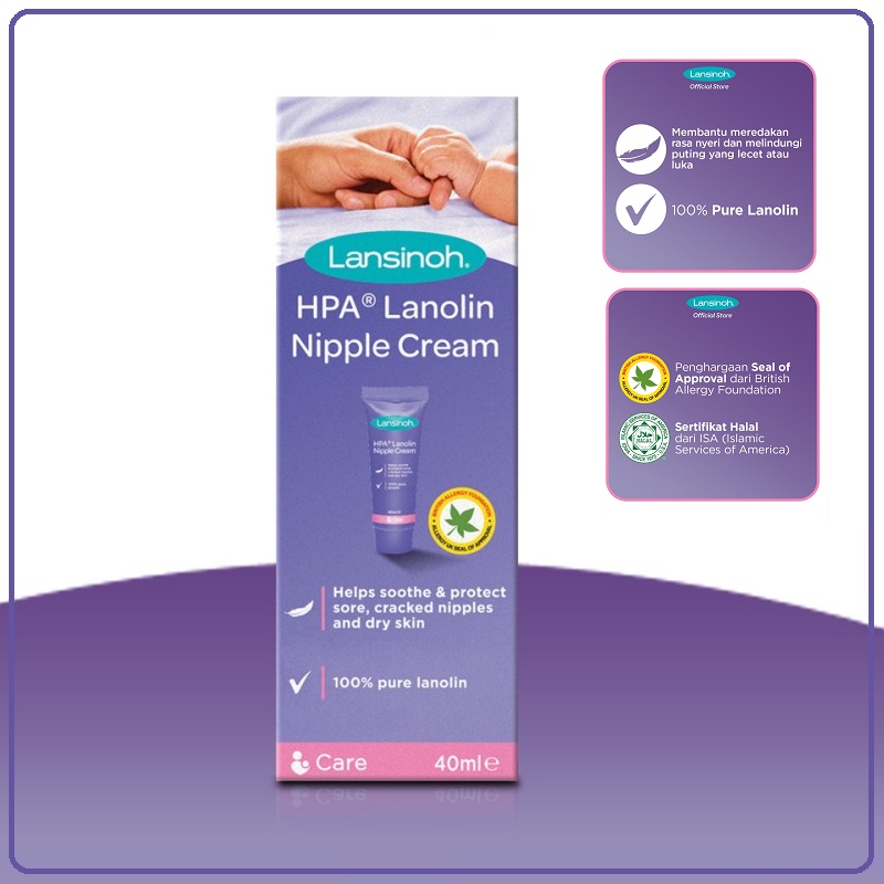 Lansinoh HPA Lanolin For Sore Nipples &amp; Cracked Skin 40ml