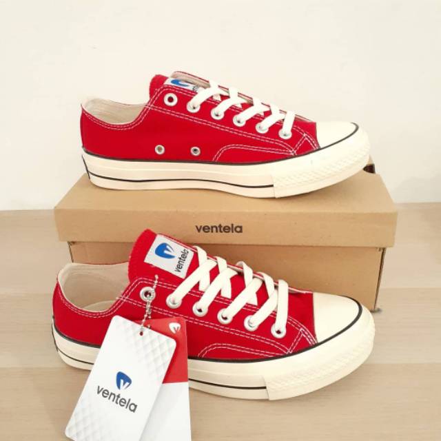 Ventela 70s low red white
