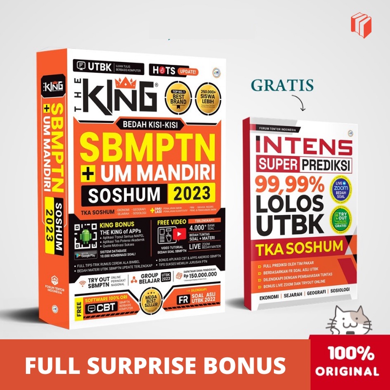 (Ready Stock) Saintek & Soshum The King Bedah Kisi-Kisi SBMPTN & UM Mandiri-2