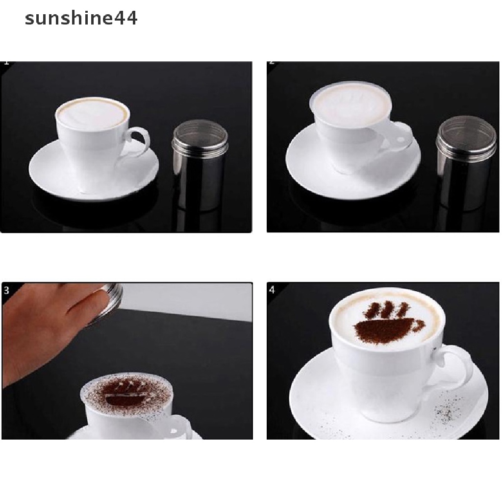 Sunshine Ayakan Tepung / Gula Icing / Cappuccino / Cokelat Bahan Stainless Steel + Tutup