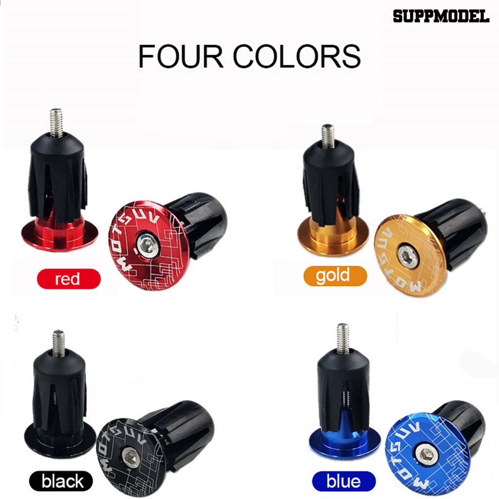 2pcs Tutup Ujung Stang Sepeda Gunung MTB Bahan Aluminum Alloy