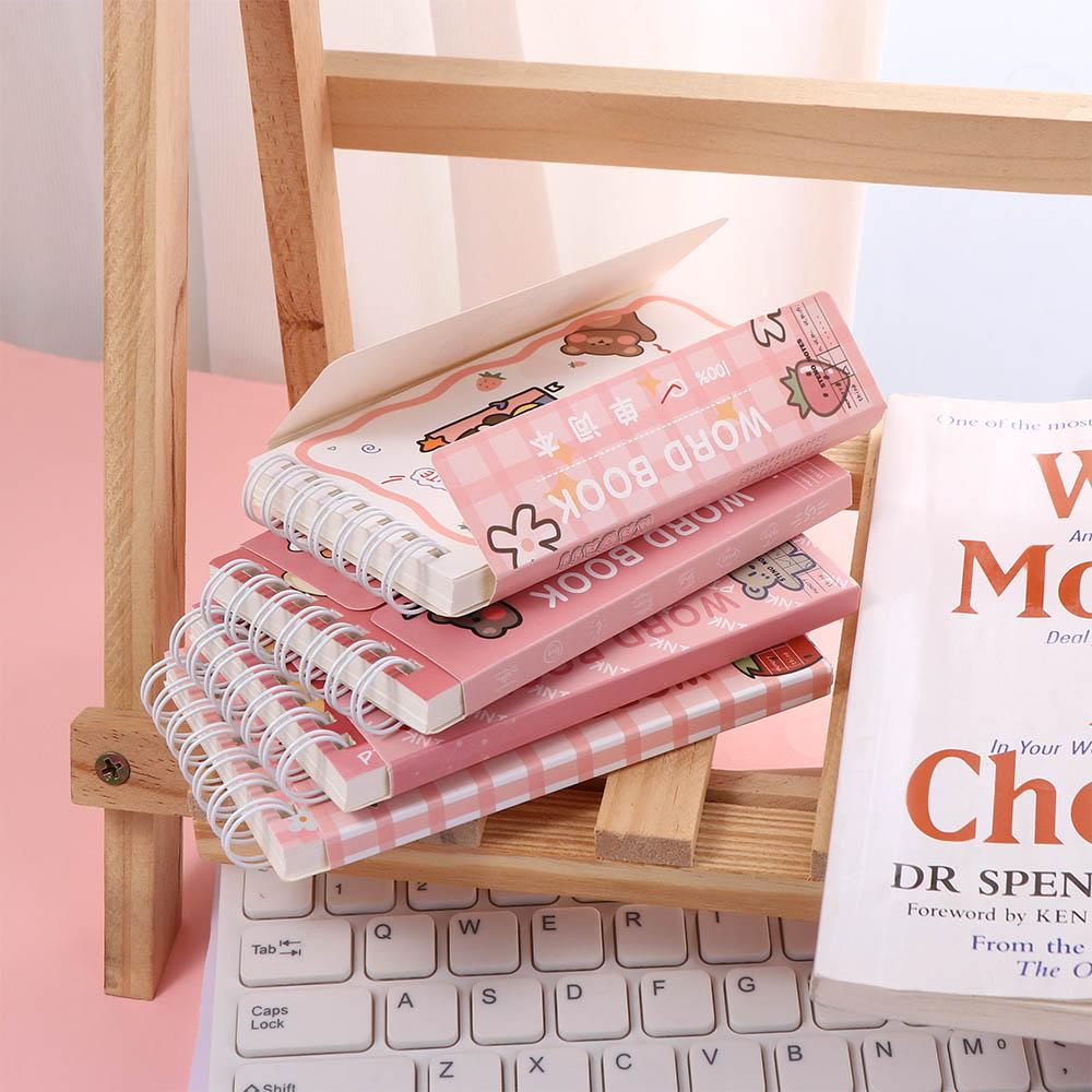 Mxbeauty Buku Kata Kawaii Journal Notebook Memo Pad Tulisan Mini Pads Binder Book Buku Kosa Kata