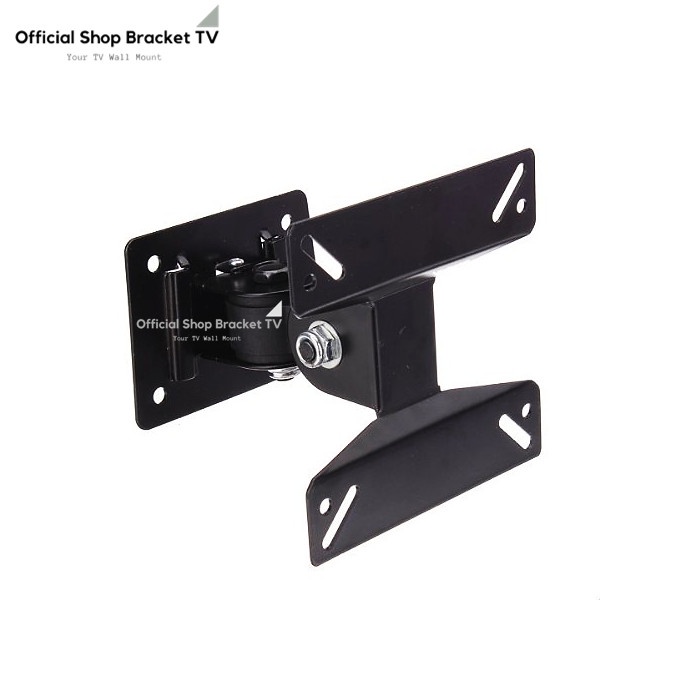 Bracket TV/Monitor 14 17 22 24 inch, Fleksibel Braket Lengan/Swivel