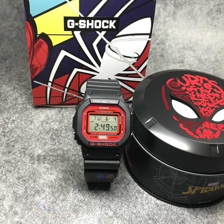 Jam Tangan Pria G-SHOCK GA110 DW5600 Waterproof Marvel Watch Avenger League Watch Men's Watches