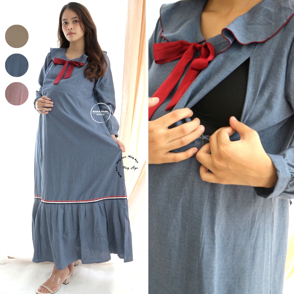 NINGAYU Baju Wanita Gamis Hamil Menyusui SAILORMOON Gamis - GMS 264