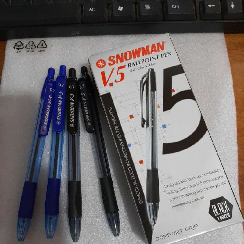 

Pulpen Snowman V-5 per Pak