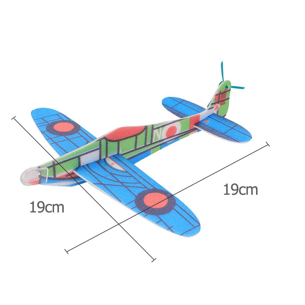 Hand Launch Throwing Glider Aircraft Inertial Foam DIY Airplane Toy Model