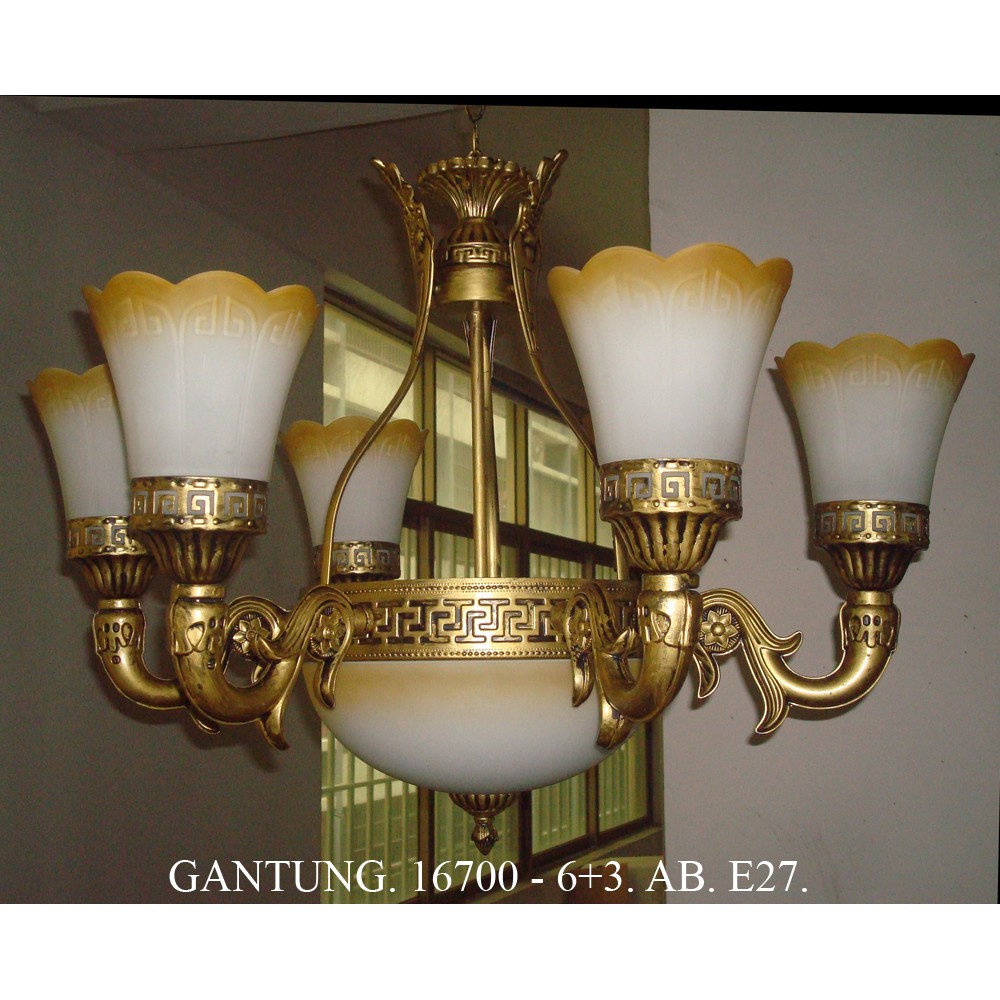 LAMPU GANTUNG | LAMPU HIAS|LAMPU MEJA MAKAN 16700/63 - GD