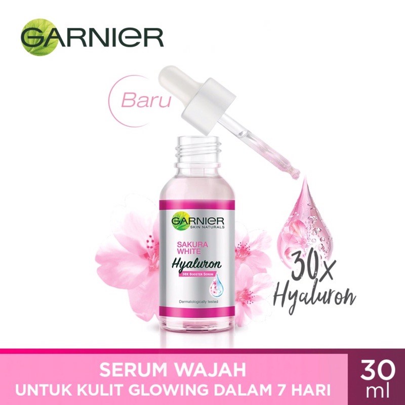 ⭐BAGUS⭐ GARNIER BOOSTER SERUM | Light Complete / Sakura White 7.5ml / 30ml Sachet / Botol