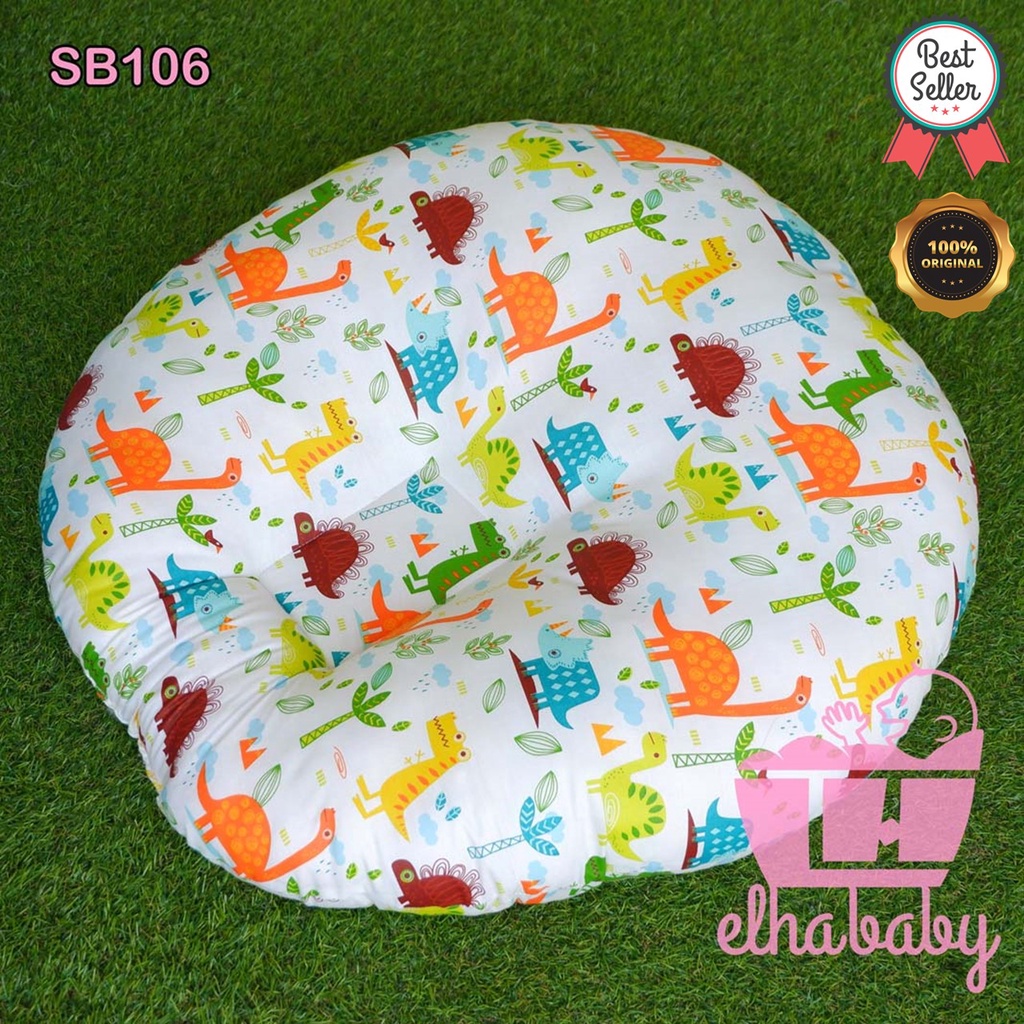 Elhababy Sofa Bayi Multifungsi Bantal Belajar Duduk Anak Baru Lahir Karakter Motif Lucu Keren