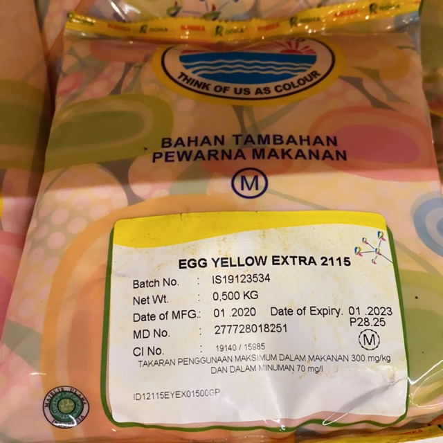

Roha Egg Yellow Extra 2115 500g