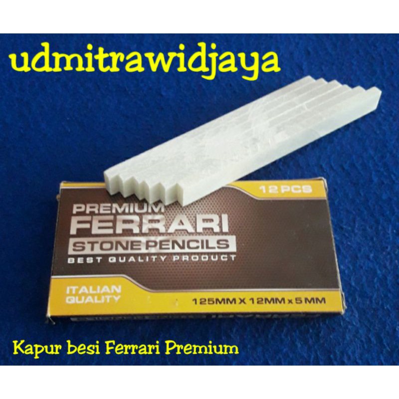 Kapur besi Ferrari Premium Stone pencils pensil baja kapur tukang besi