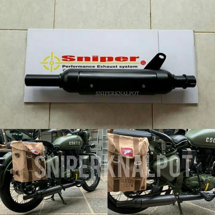 Knalpot Royal Enfield Royal enfield 350 Royal enfield 500 blarr fullset