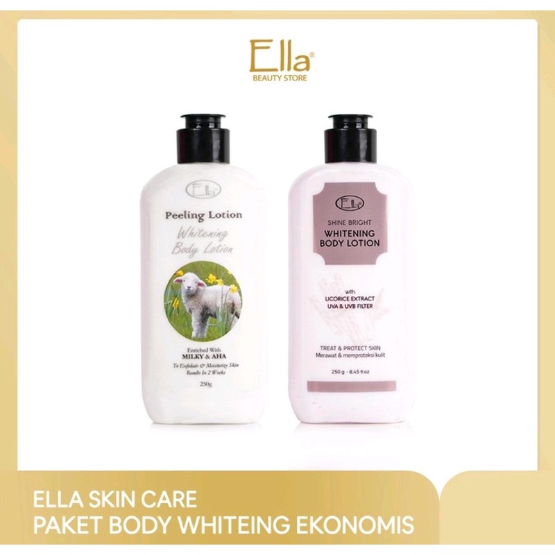 ELLA SKINCARE PAKET BODY WHITENING EKONOMIS