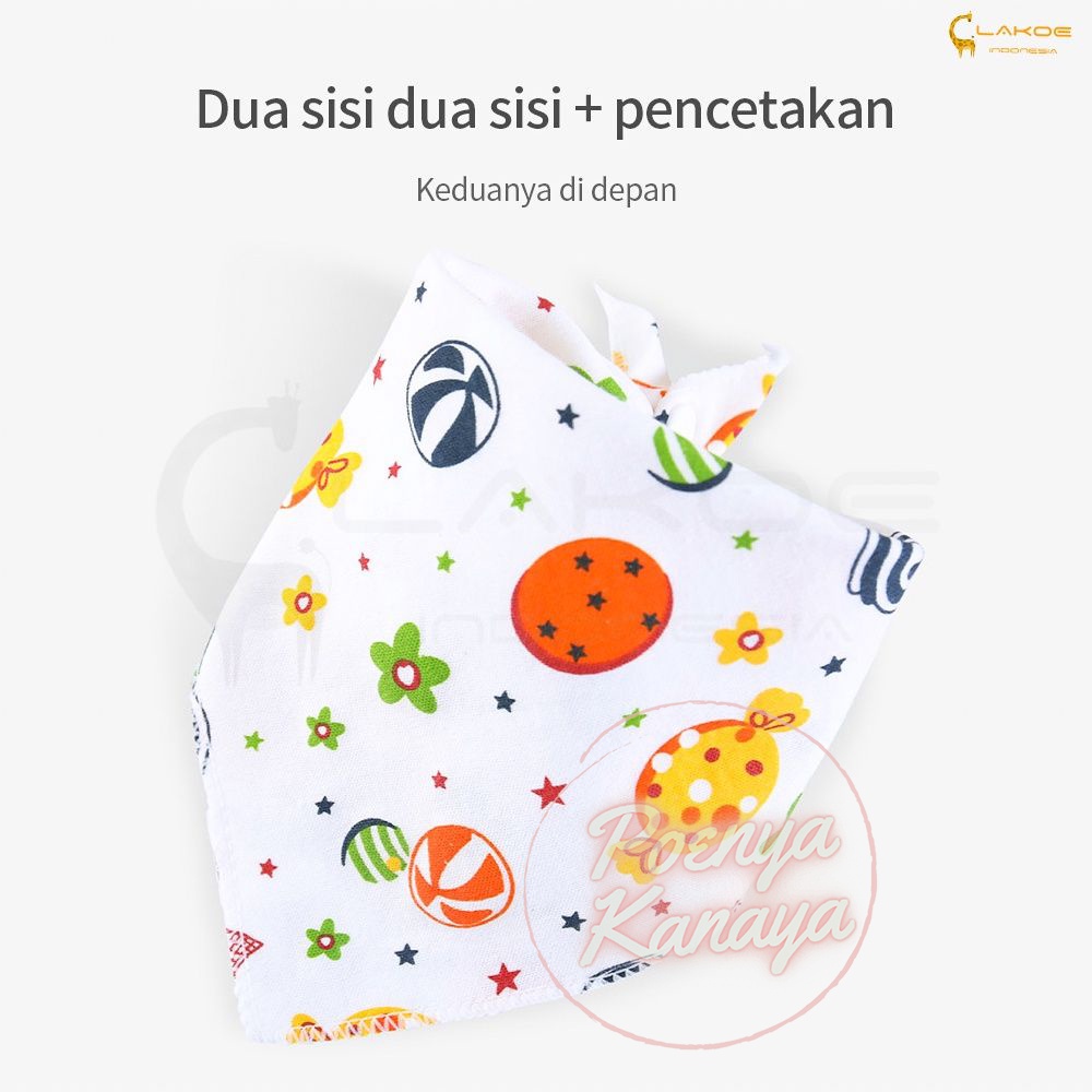 Slaber Slabber Segitiga Handuk Air Liur Celemek Bayi AK30