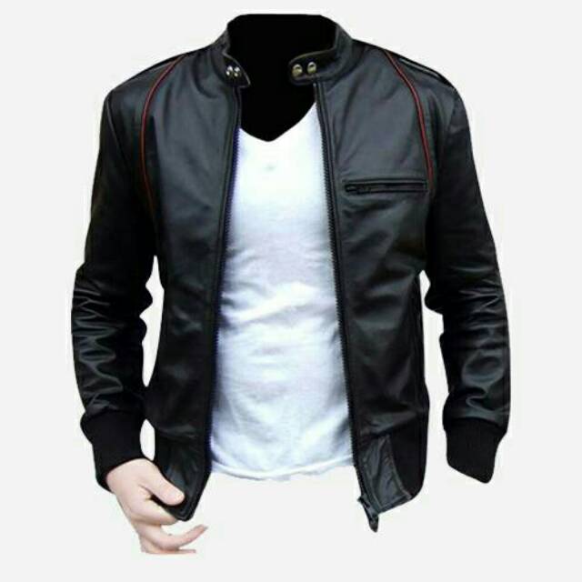 Jaket kulit cowok / jaket kulit ariel / jaket kulit cowok cewe