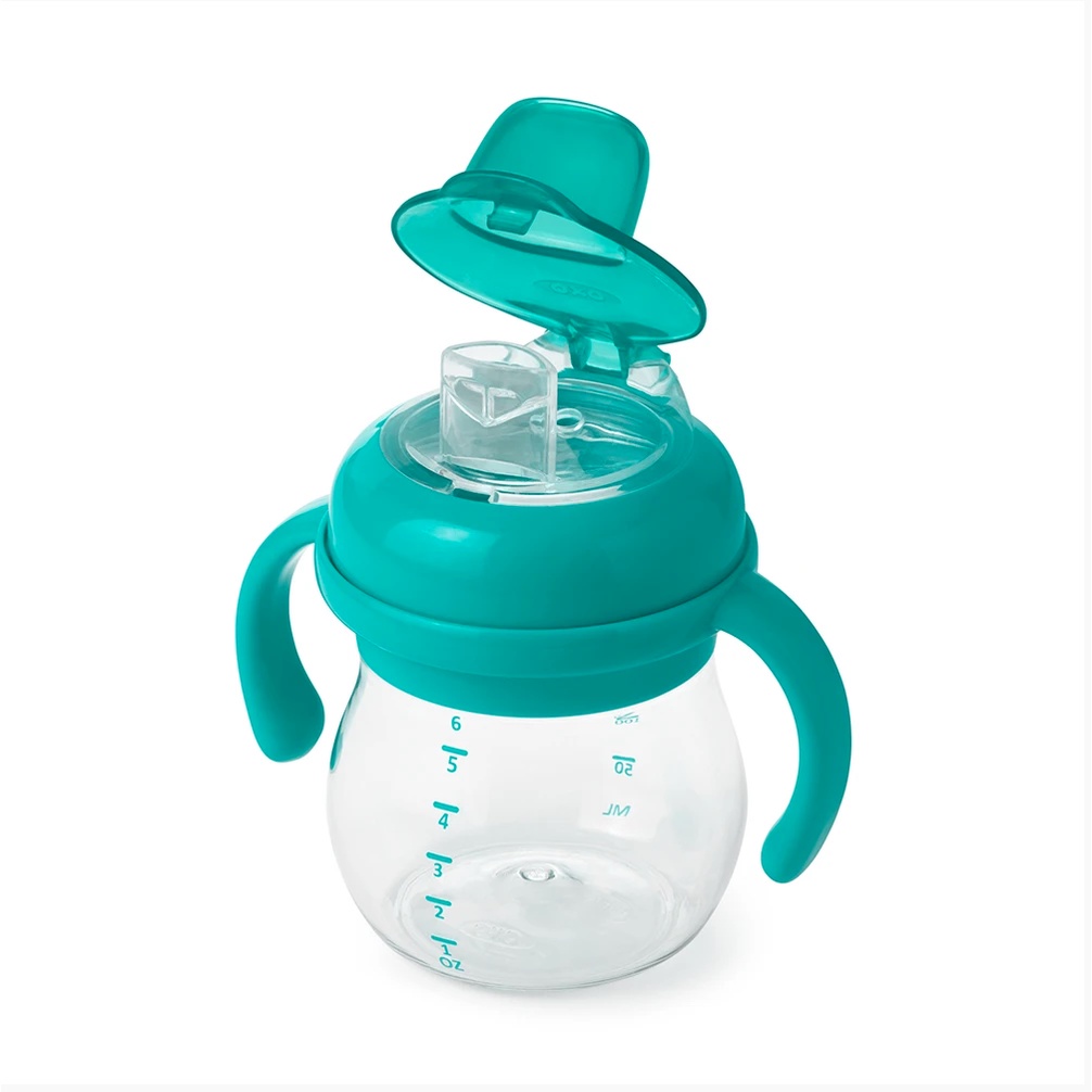 OXO Tot Grow Soft Spout Cup with Removable Handles - Sippy Cup Bottle Bayi Botol Minum Training Baby Oxotot