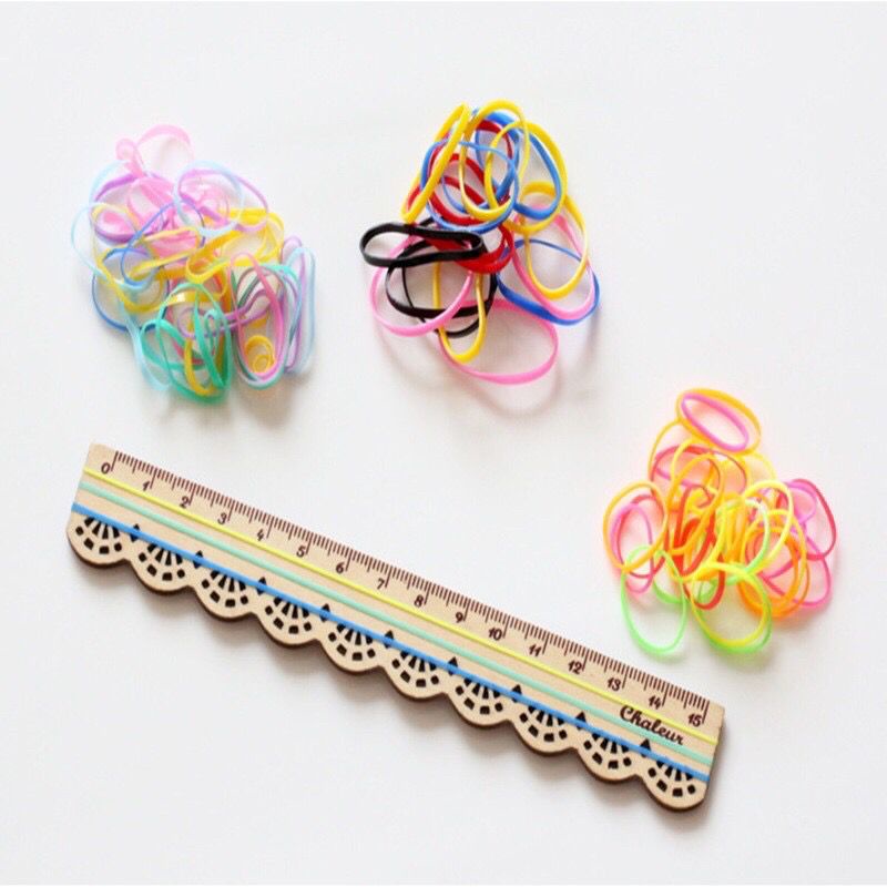 𝘈𝘉𝘎✰ Karet Jepang Ikat Rambut Polos (100+ Pcs) / Kuncir Rambut Anak / Headband / Karet Rambut Elastis 1115