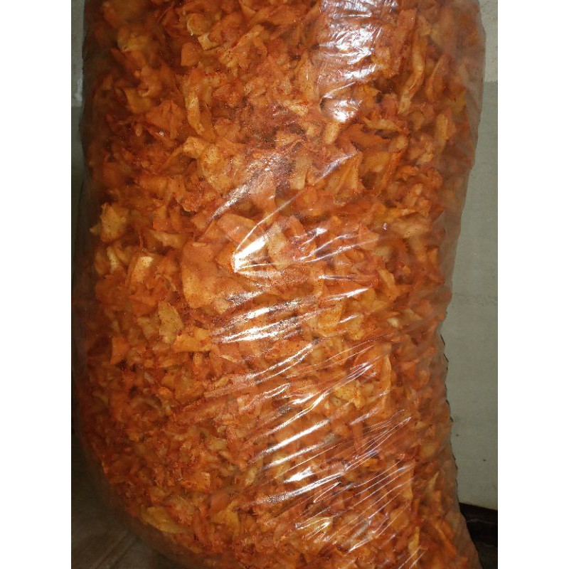 

KERIPIK PEDAS GURIH RENYAH KURNIA JAYA BERKAH 5000 gram,(5kg)