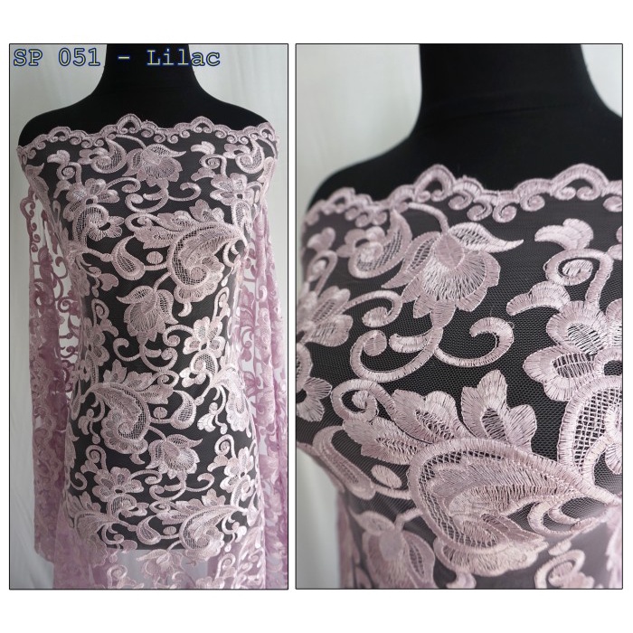 Kain Brukat / Kain Brokat - SP 051 Lilac