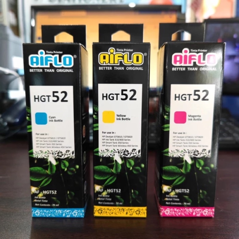 TINTA HP GT 52/PRINTER HP DESKJET GT5810 - GT 5820 - HP 315