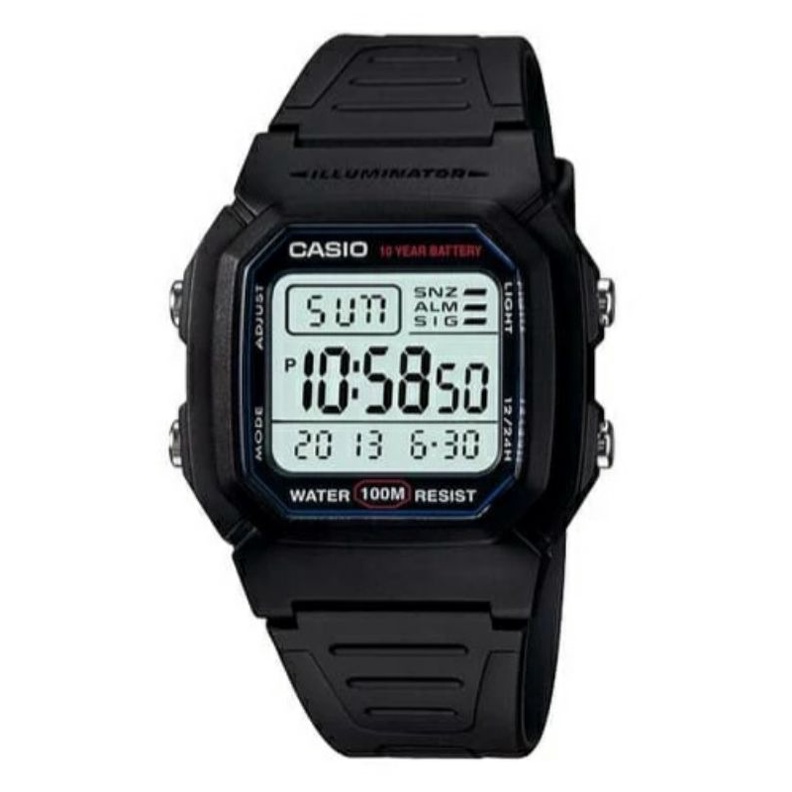 JAM CASIO DIGITAL W800H / W-800H-1A ORIGINAL BERGARANSI