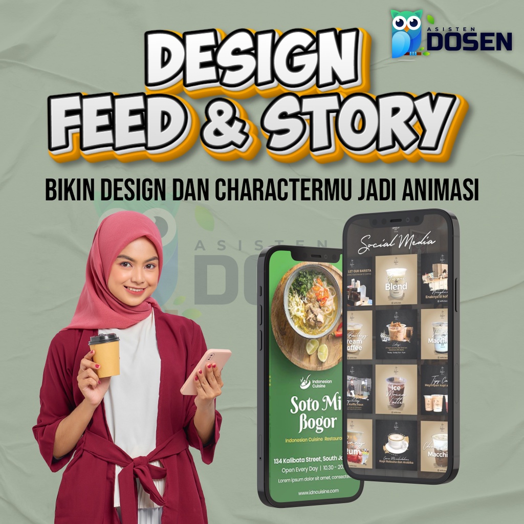 Desain Feed Story Reel IG