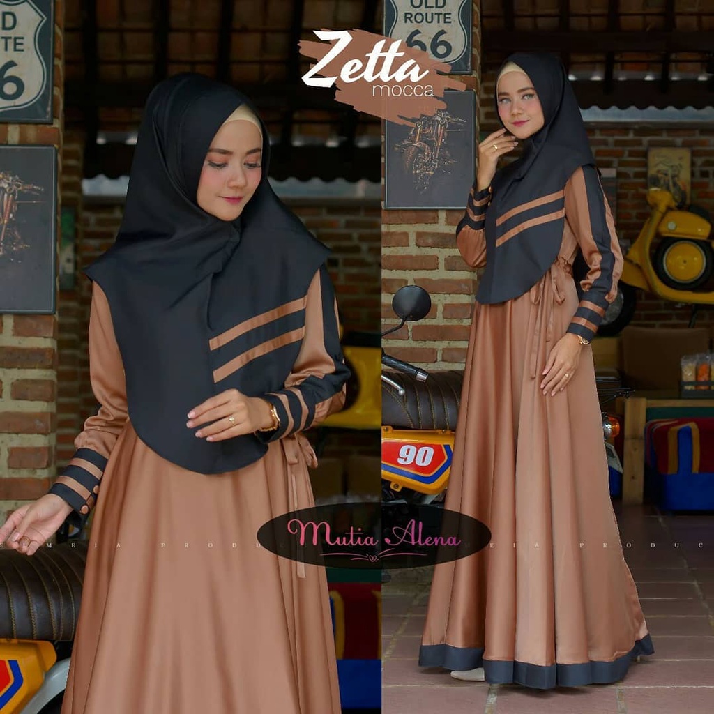 ZETTA by Mutia Alena (Gamis set hijab)