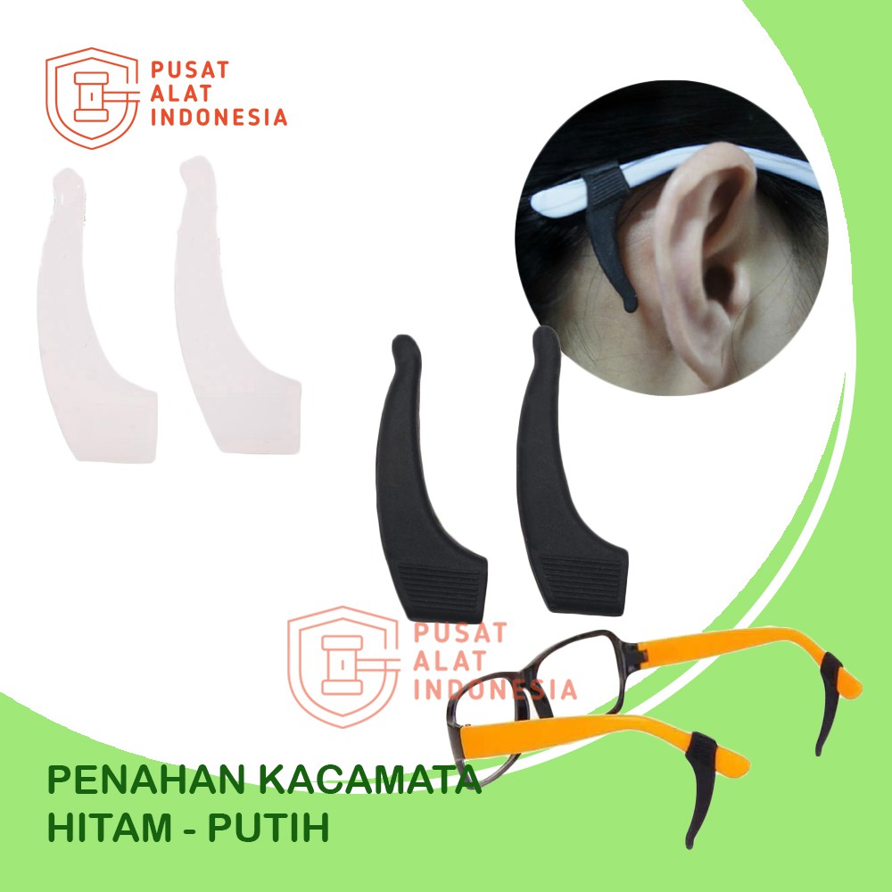 BISA COD - PENAHAN KACAMATA EAR HOOK SILICONE PENGAIT KAITAN TELINGA EARHOOK PEYANGGAH ANTI SLIP