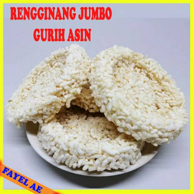 

Rengginan jumbo gurih dan renyah