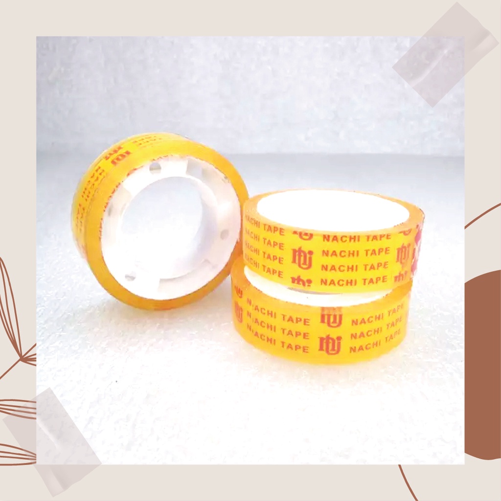 

ISOLASI/SOLASI TEBAL /SOLATIP STASIONERY 1/2" bening NACHI