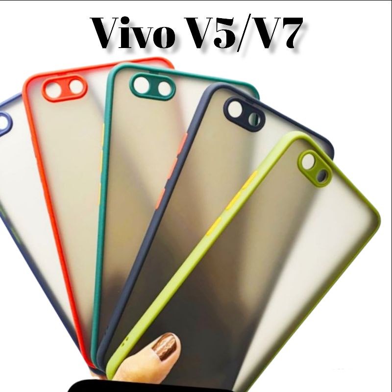 CASE MATTE VIVO V5/V7 SILICON MACARON TRANSPARAN