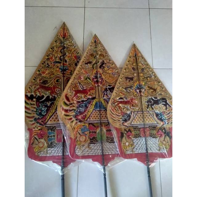 Gunungan wayang kulit ukuran setandar murah