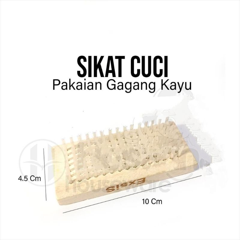 Sikat Cuci Baju / Sikat Kayu / Sikat Cuci Kayu/ Sikat Pembersih / Sikat Cuci Gagang Kayu