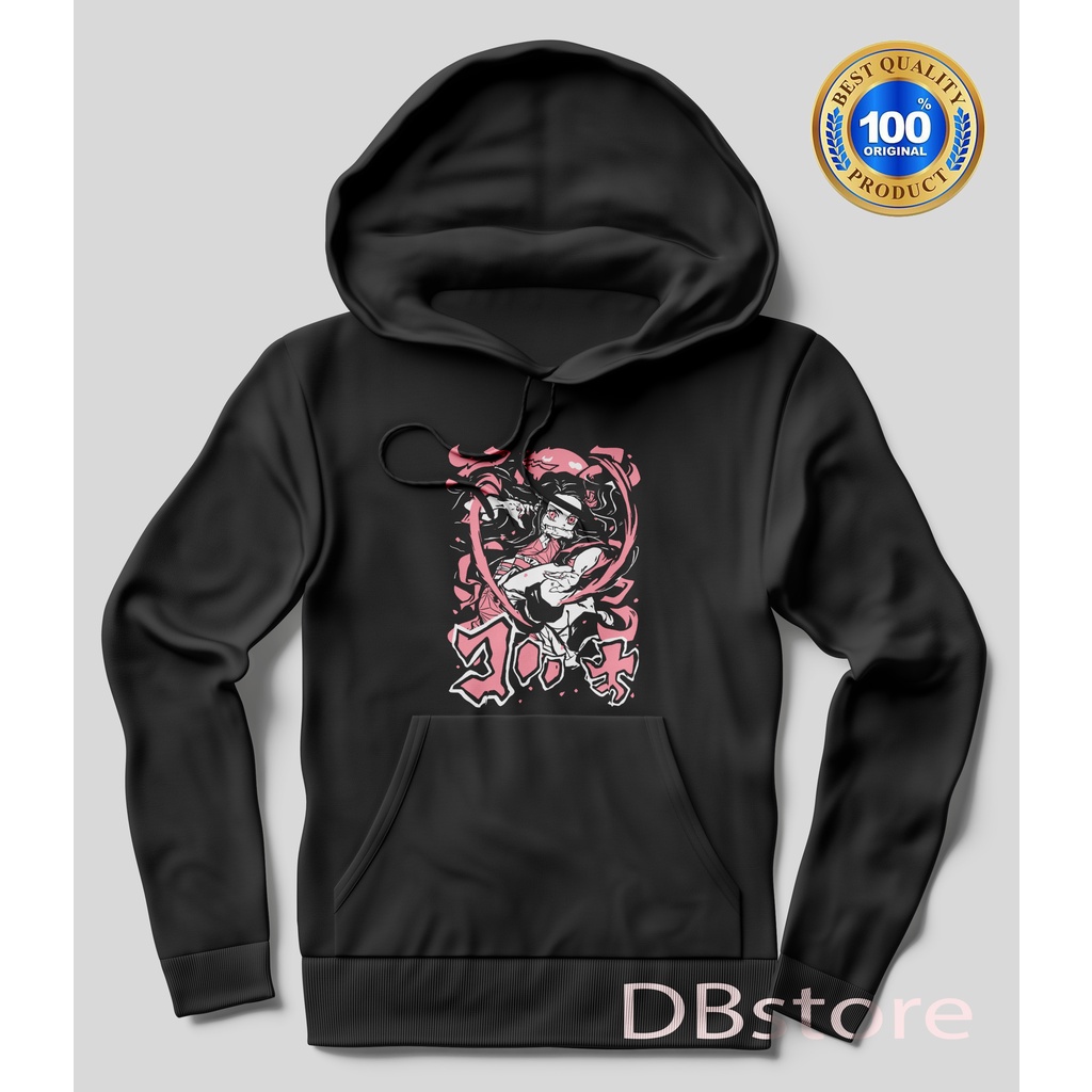 JAKET HOODIE ANAK NEZUKO DEMON SLAYER