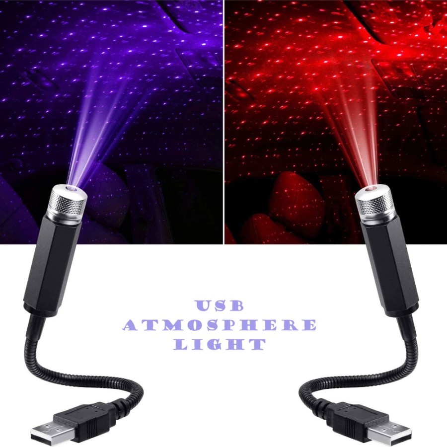 Lampu LED Interior Mobil - USB Car Light Atmosphere Image 8