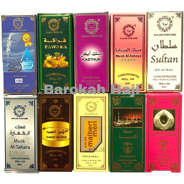 Murah parfum arab non alkohol ahlan crown parfume roll on 6 ml asli saudi