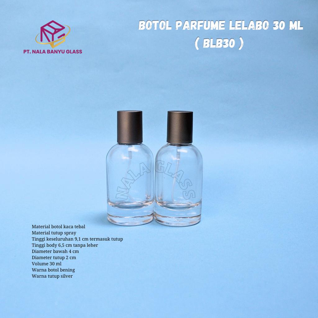 BLB30 botol parfum lelabo 30ml tutup silver doff press