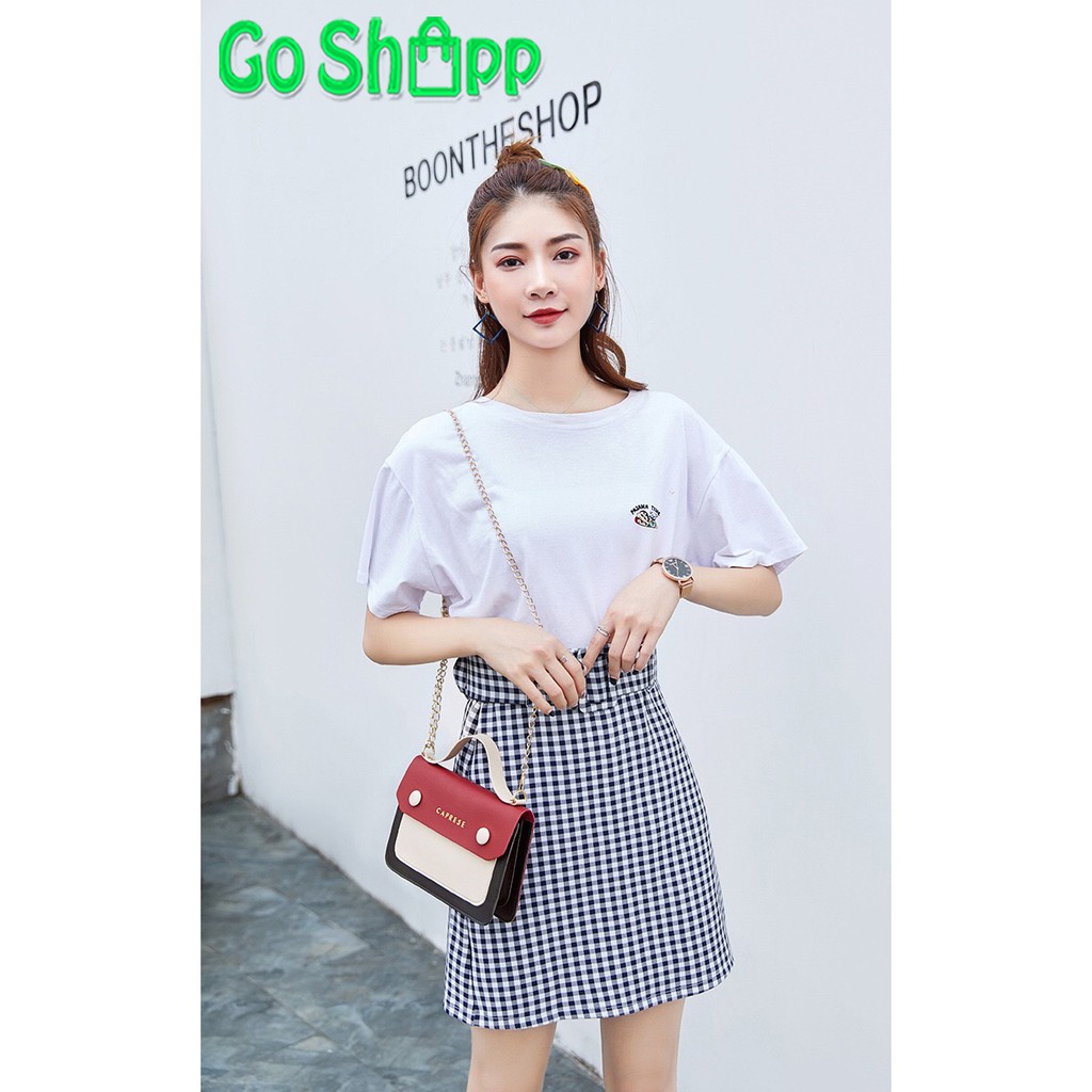 Tas Selempang Wanita Import Kulit PU Kombinasi Warna High Quality - Tas Fashion Wanita Korea [SL23]