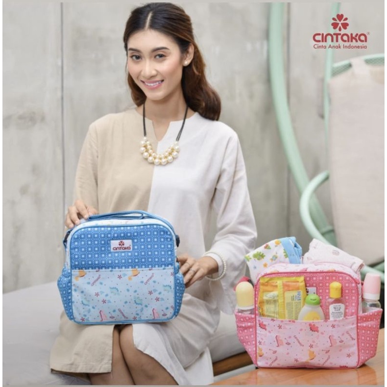 Cintaka Tas Bayi Kecil Saku Motif Dino Series - TCT 2453