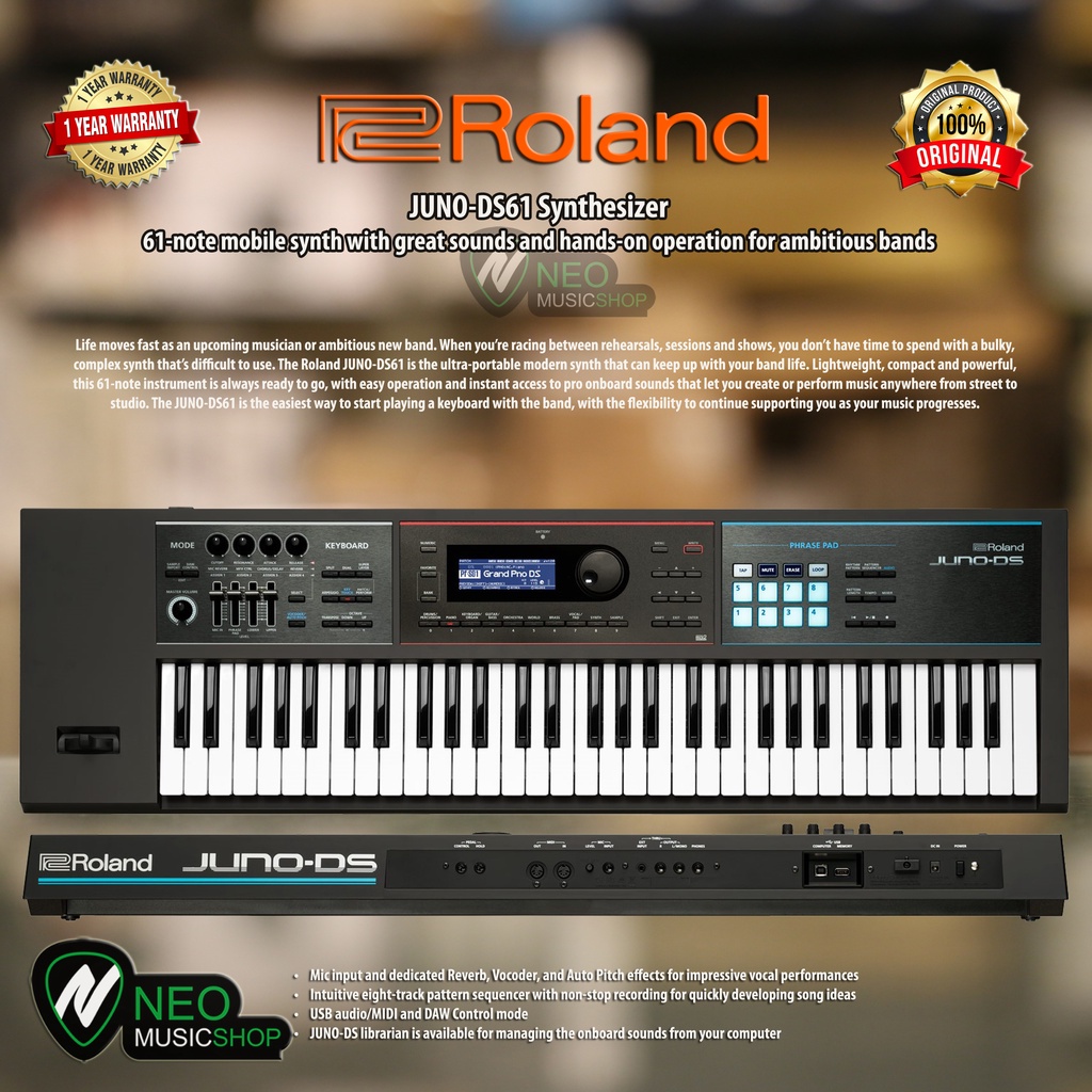 Roland JUNO-DS61 Synthesizer