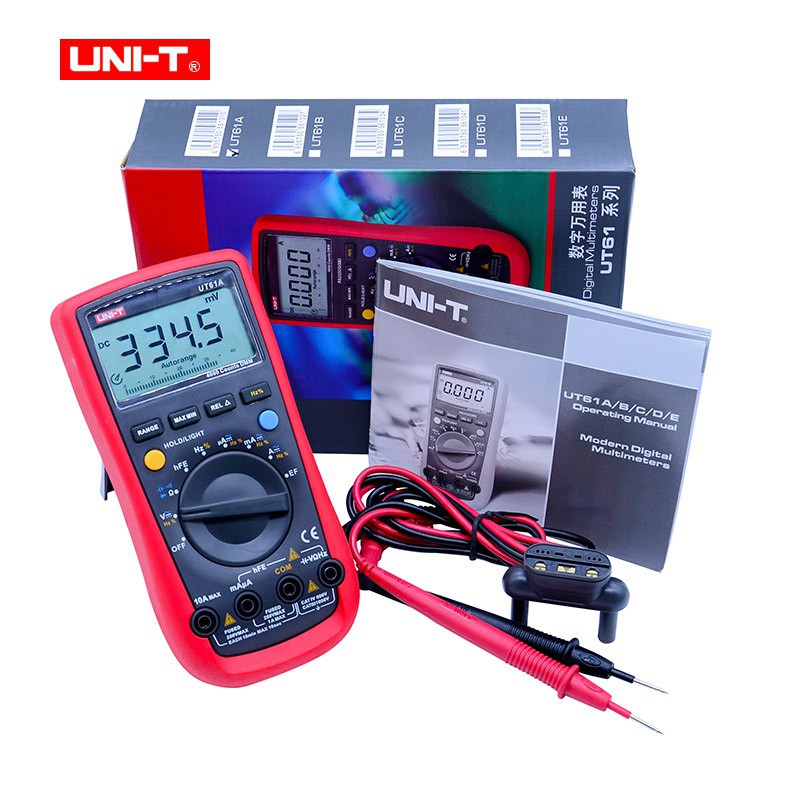 FREE ONGKIR Digital Multimeter UNI-T UT61A High Reliability Professional Electrical Handheld Tester