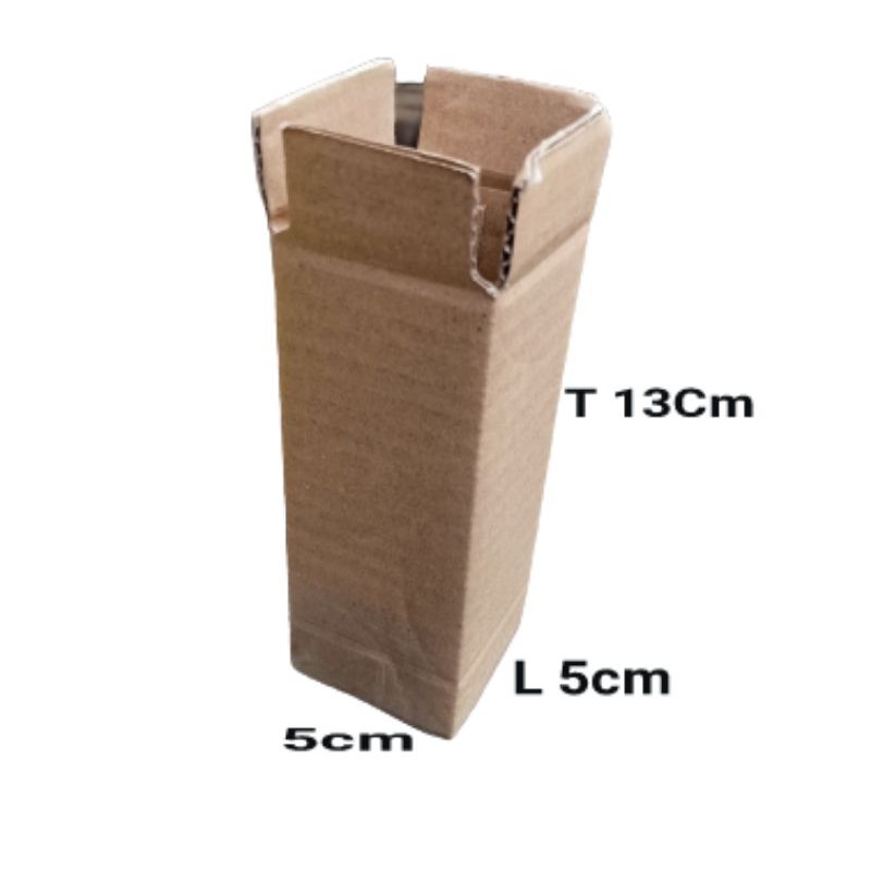 

Kardus packing ukuran p5cm x L5Cm x T13Cm Untuk dijual
