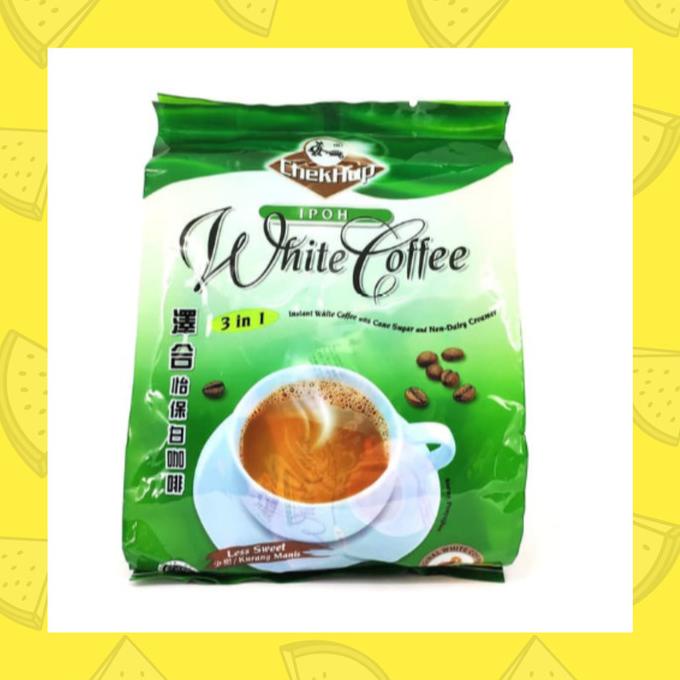 

Produk Unggulan Chekhup Ipoh White Coffee Less Sweet 3 In 1 / Chek Hup Kopi 3In1 Bergaransi