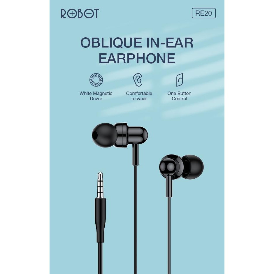 RE20- Headset Handsfree Earphoe Robot RE20
