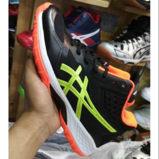 asics gel netburner ballistic orange