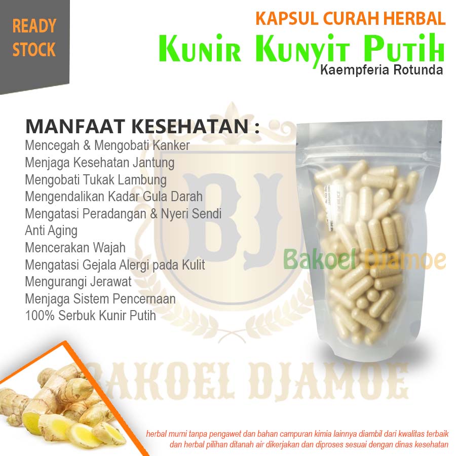 

Kapsul curah herbal kunir putih kunyit putih kapsul herbal kanker tukak lambung radang nyeri sendi
